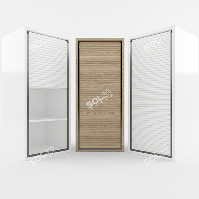 Versatile and Durable Roller Shutter 3D model image 1