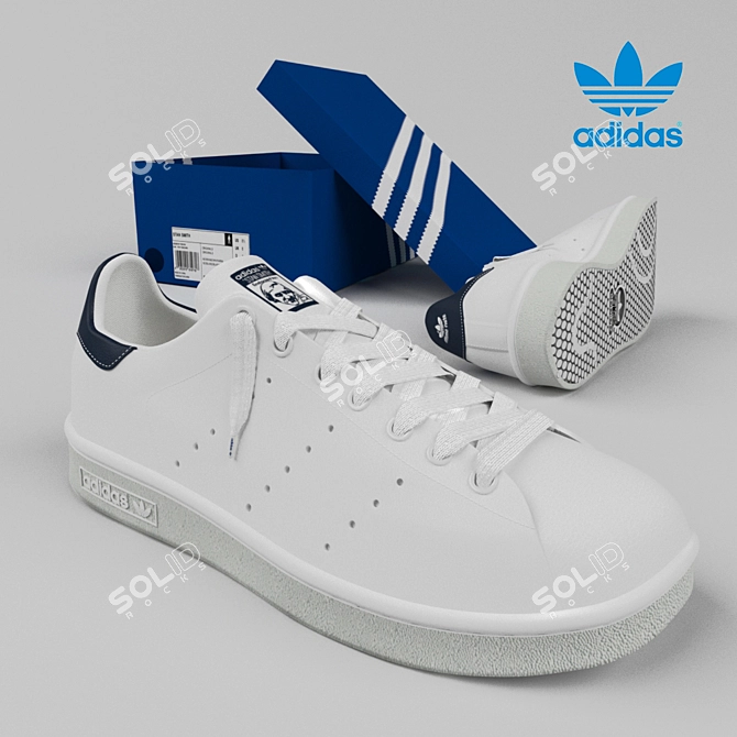 Adidas Stan Smith: Iconic Classic 3D model image 1