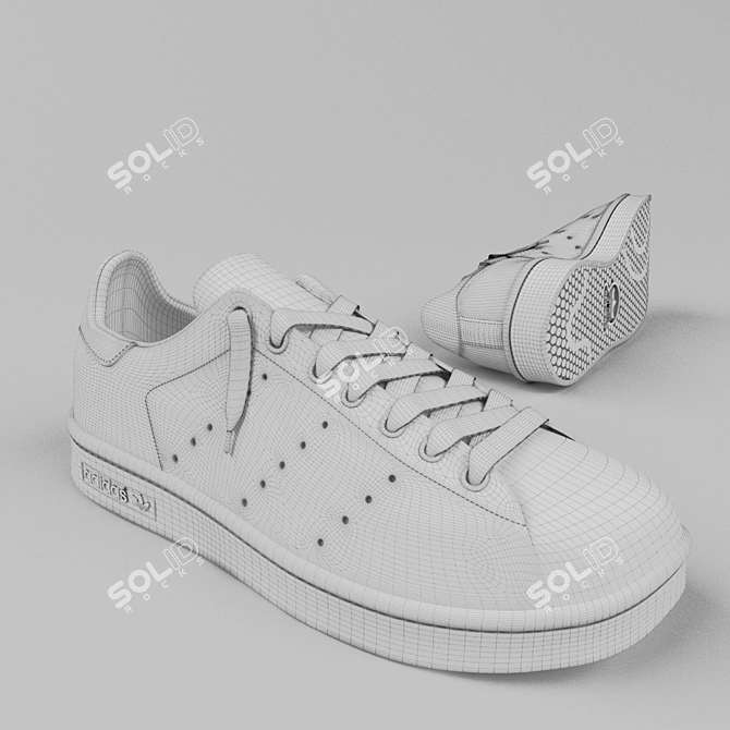 Adidas Stan Smith: Iconic Classic 3D model image 2