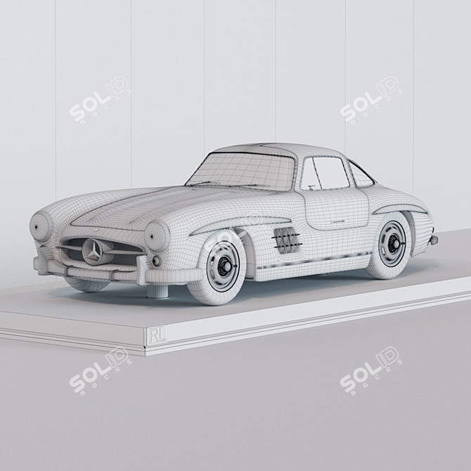 Ralph Lauren Home - Mercedes Benz 300 SL Coupe 1:8 Scale Collectible Model 3D model image 3