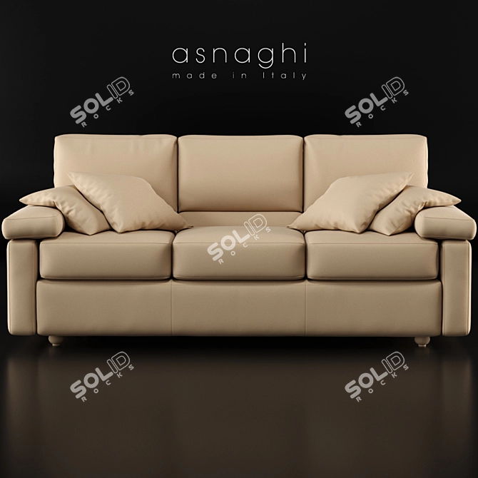 Pedro Sofa: Luxurious and Comfortable 3D model image 1