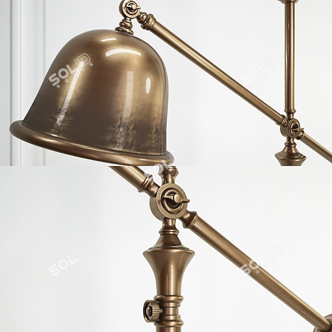 Antic Bell Table Lamp | Loft Concept 3D model image 2