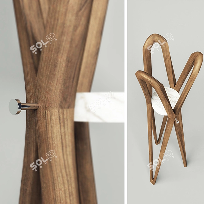 Designer Clothes Hanger by Alena Stacenko 3D model image 3