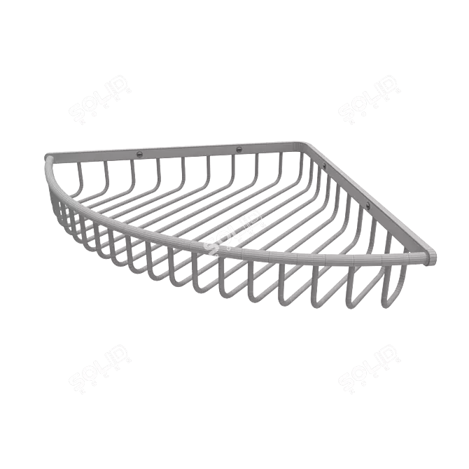 Waterworks Corner Soap Basket 3D model image 3