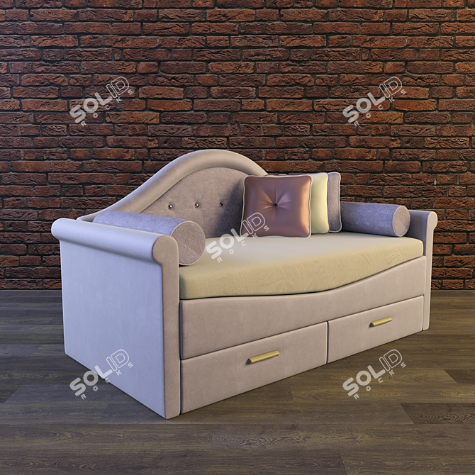 Dream Land Carolina Bed 3D model image 2