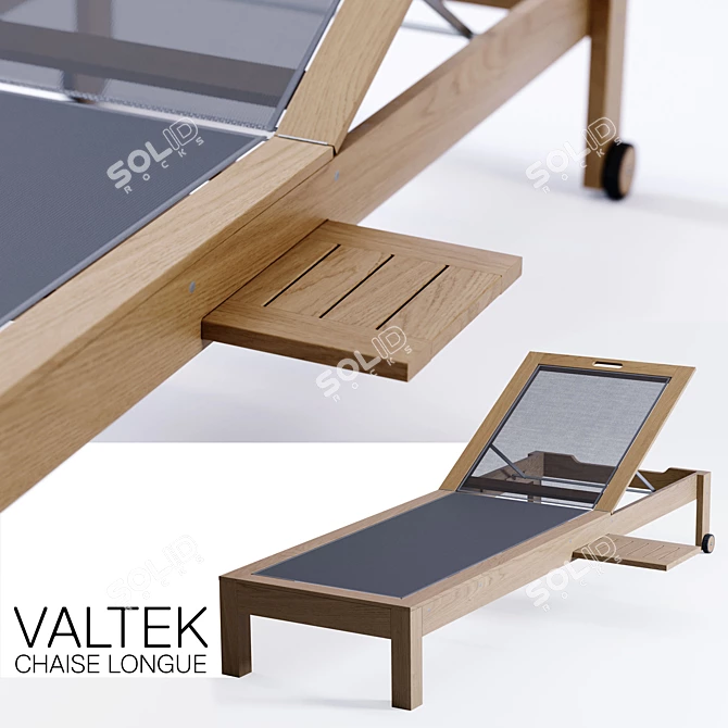 Valtek Chaise Lounge 3D model image 2