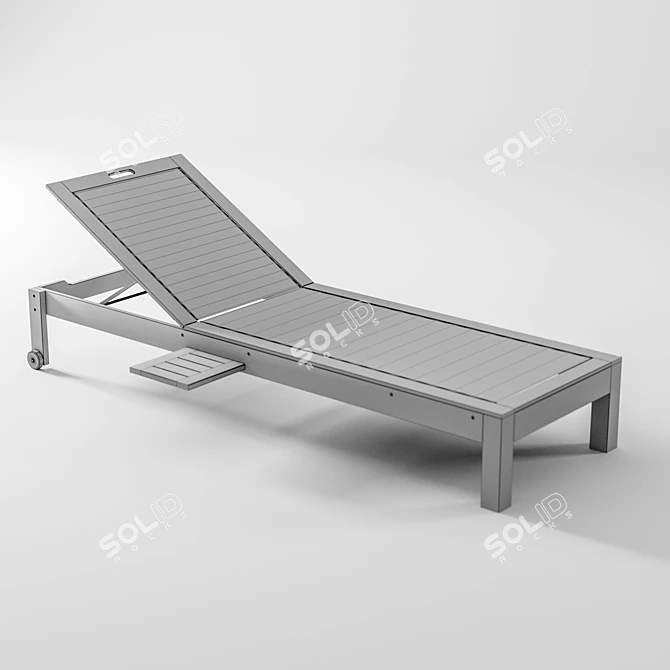 Valtek Chaise Lounge 3D model image 3