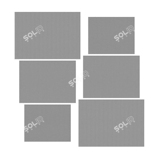 Luxury Rug Collection 3D model image 2