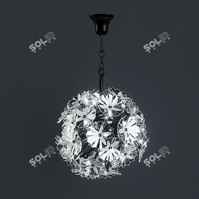Eichholtz Flores S Chandelier 3D model image 1