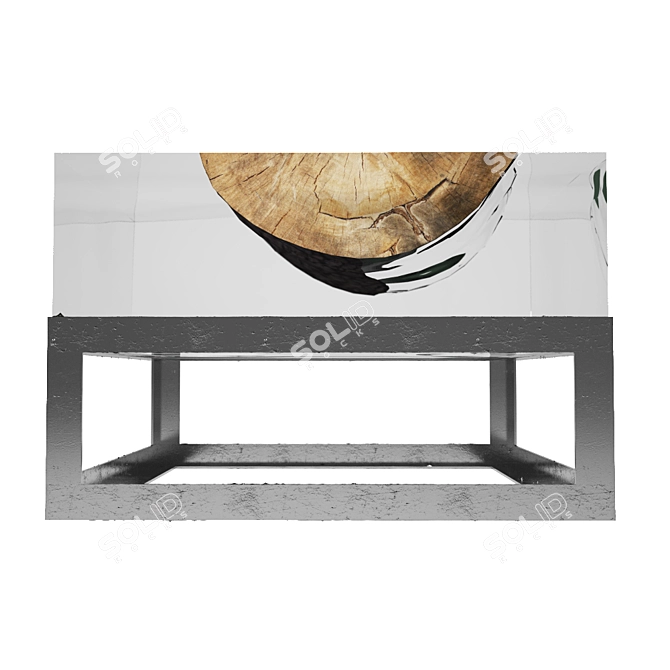 Modern Minimalist Coffee Table 3D model image 3