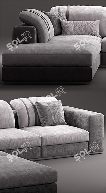 Luxury Rugiano MIAMI Sofa 3D model image 2