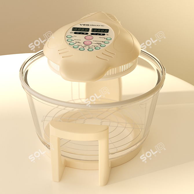 Ves Electric Convection Oven 3D model image 2