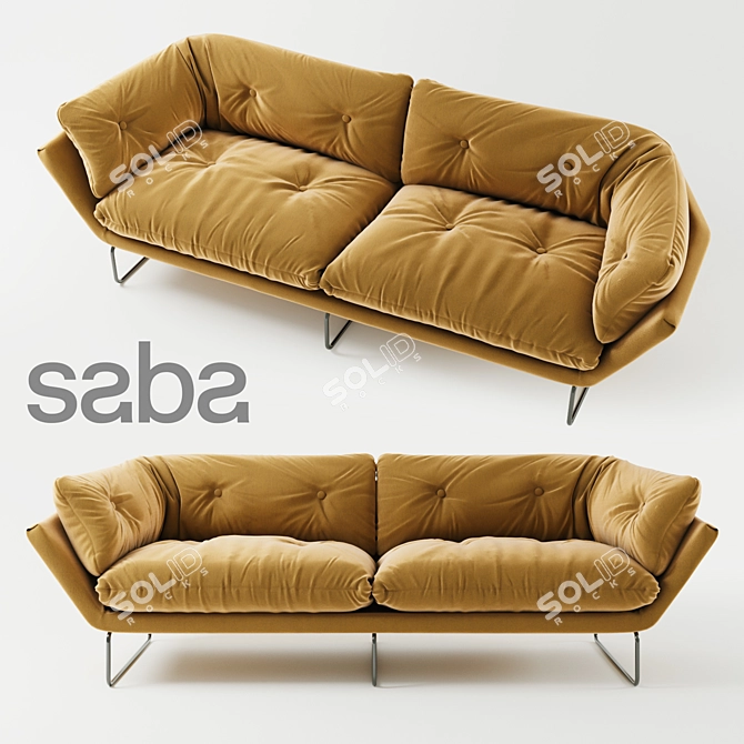 Sleek New York Suite: Saba Italia 3D model image 1