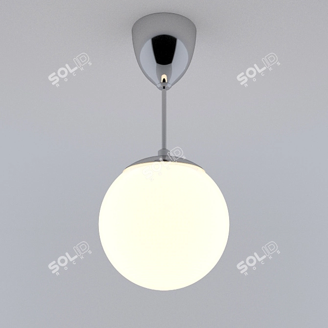 Modern Ceiling Lamp with HÖLJES IKEA Design 3D model image 1