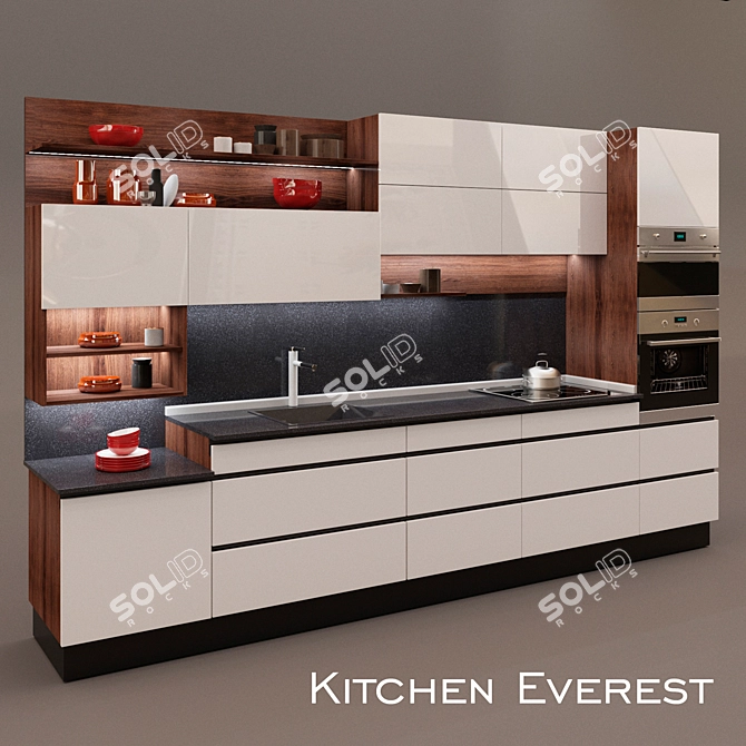 Ultimate Kitchen Everest 3D model image 1