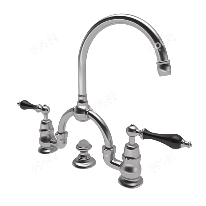 Etoile Gooseneck Arche Faucet 3D model image 2