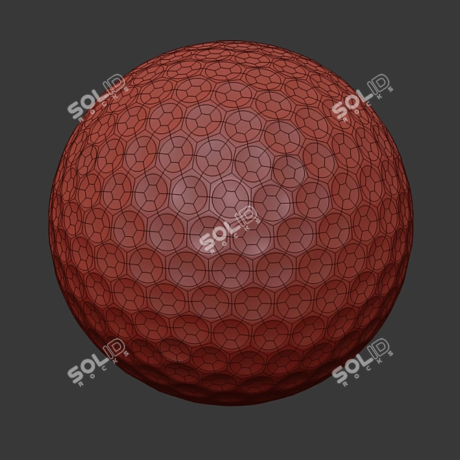 Precision Pro Golf Ball 3D model image 2