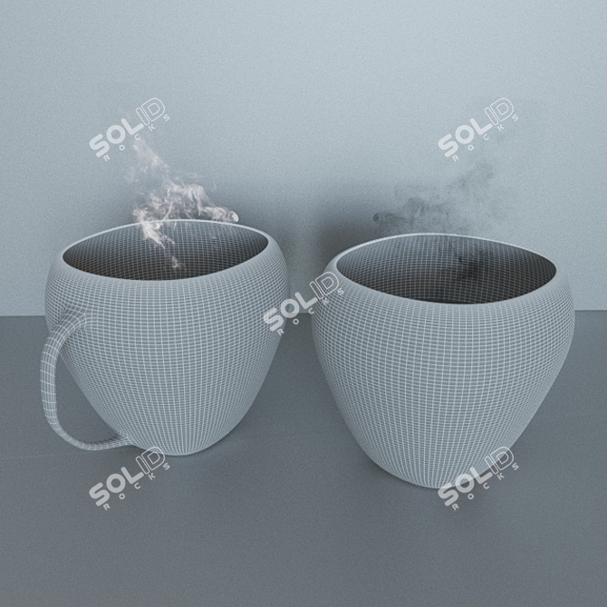 Sizzling Brew: Authentic Russian Coffee 3D model image 2