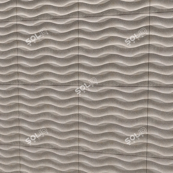 Lembo Natural Stone Wall Tile 3D model image 1