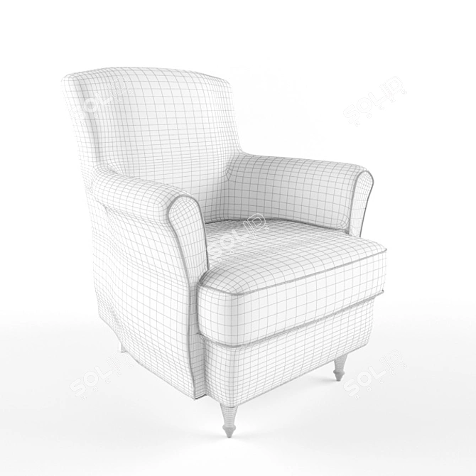 Modern Elegance: Benjamin Chair 3D model image 2