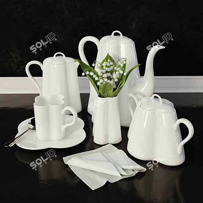 Elegant Haviland San Marco 3D model image 2