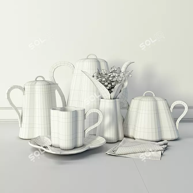 Elegant Haviland San Marco 3D model image 3