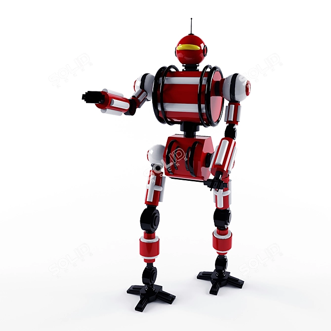 Toy Robot 3D Model 3D model image 1