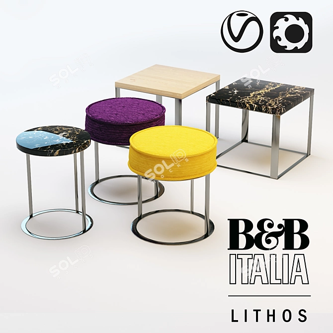 Italian Elegance: B&B Italy Lithos 3D model image 3