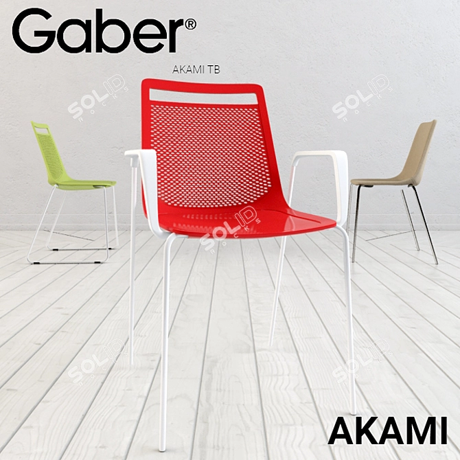  sleek and stylish Akami furniture line 3D model image 2