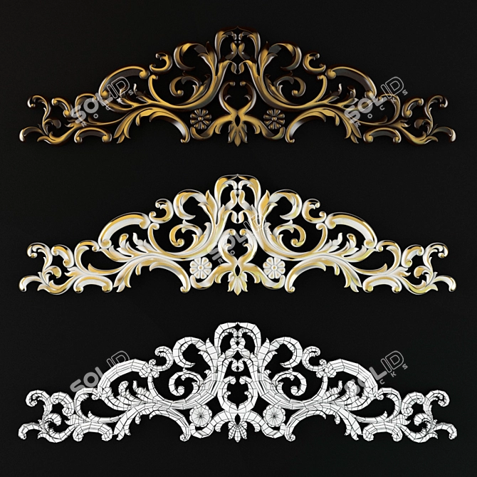 Threaded CNC-Cutting Overlay 3D model image 1