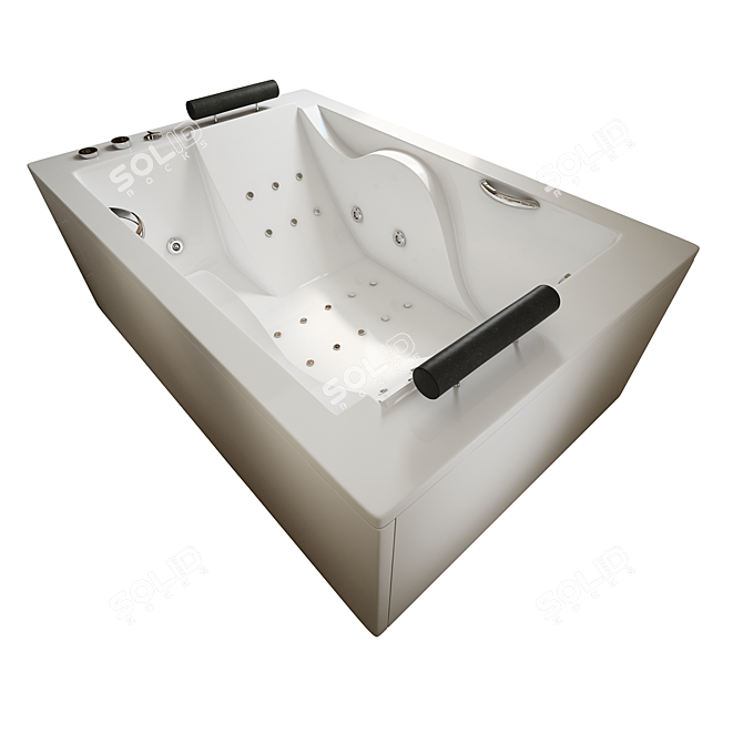 BRESCIA Bathtub: A Dynamic Oasis 3D model image 1