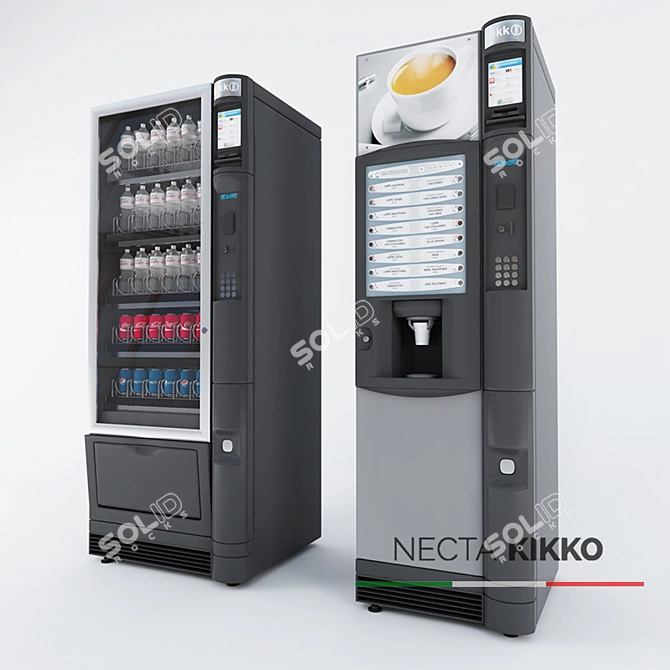 Necta Kikko: Coffee & Snack Vending 3D model image 1