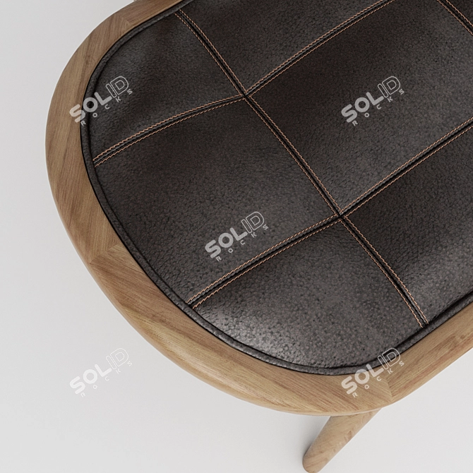 Ultimate Comfort Lounge Chair Cushion 3D model image 2