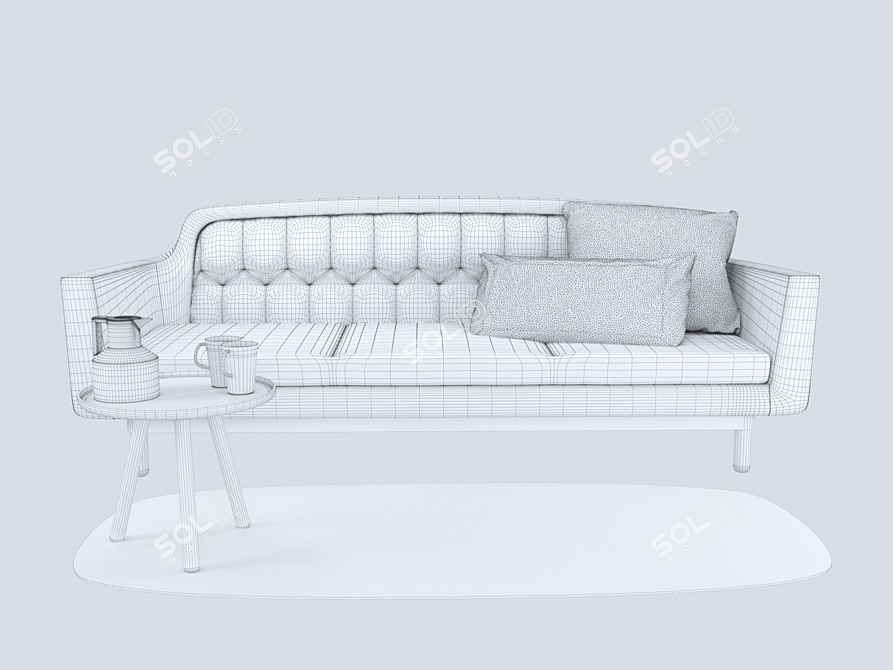 Normann Copenhagen Onkel Sofa 3D model image 1