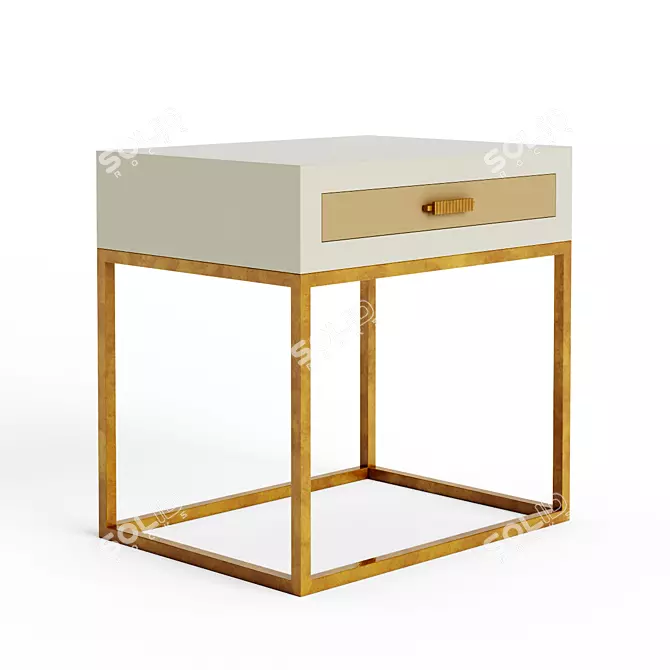 Modern Meiko Side Table by Marko Kraus 3D model image 1