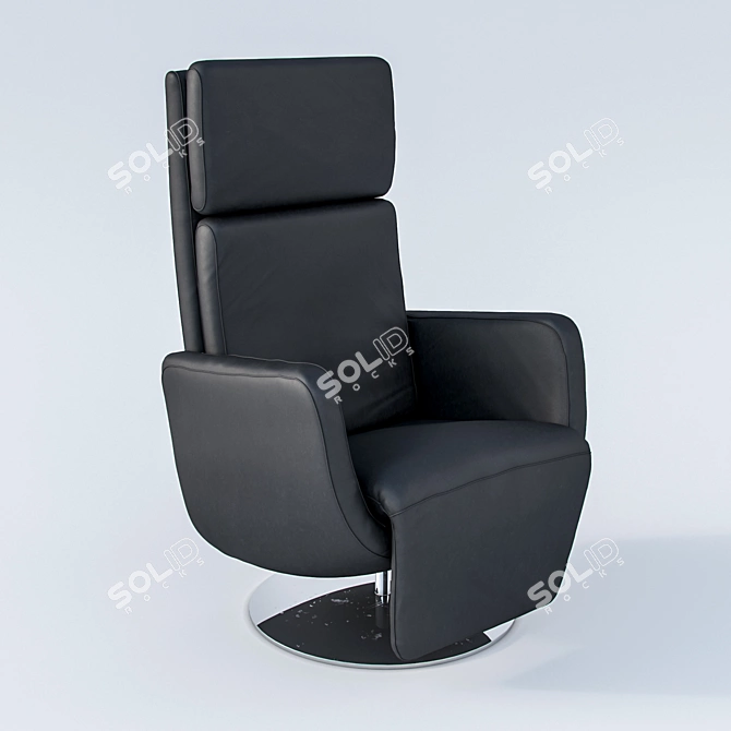 German-made HIMOLLA EASY SWING 7952 Chair 3D model image 1