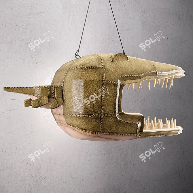 Croc Hangs: Stylish Hanging Chair 3D model image 2