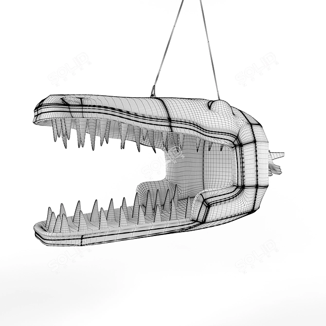 Croc Hangs: Stylish Hanging Chair 3D model image 3