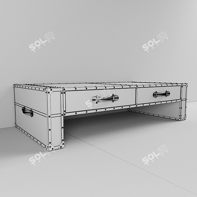 Elegant Eichholtz Catalina Coffee Table 3D model image 2