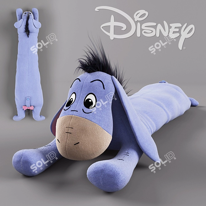 Disney Decorative Pillow Roll 3D model image 1