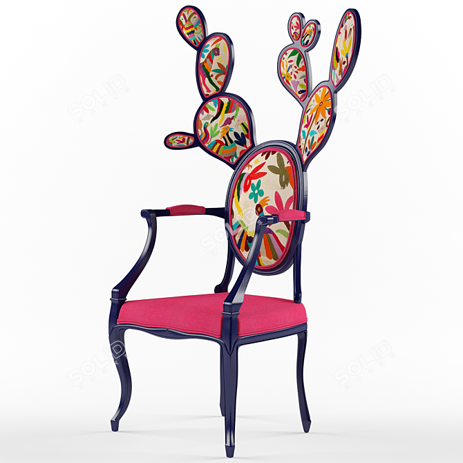 Cactus Chic Chairs 3D model image 2