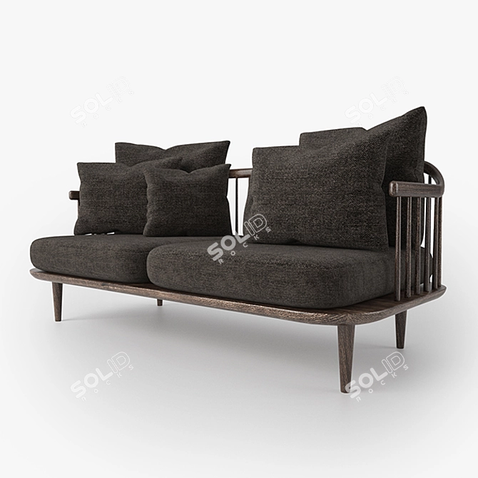 Modern and Chic Fly Sofa SC1 3D model image 3