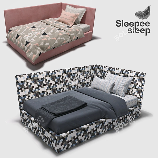 Dreamy Nights - Junior Sleep Set 3D model image 1