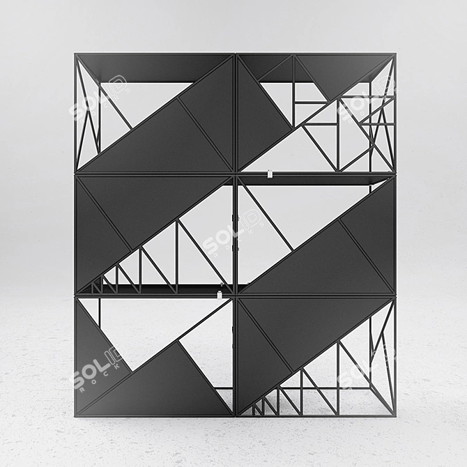 Z Series Bookshelf Set | Storage & Decor 3D model image 3