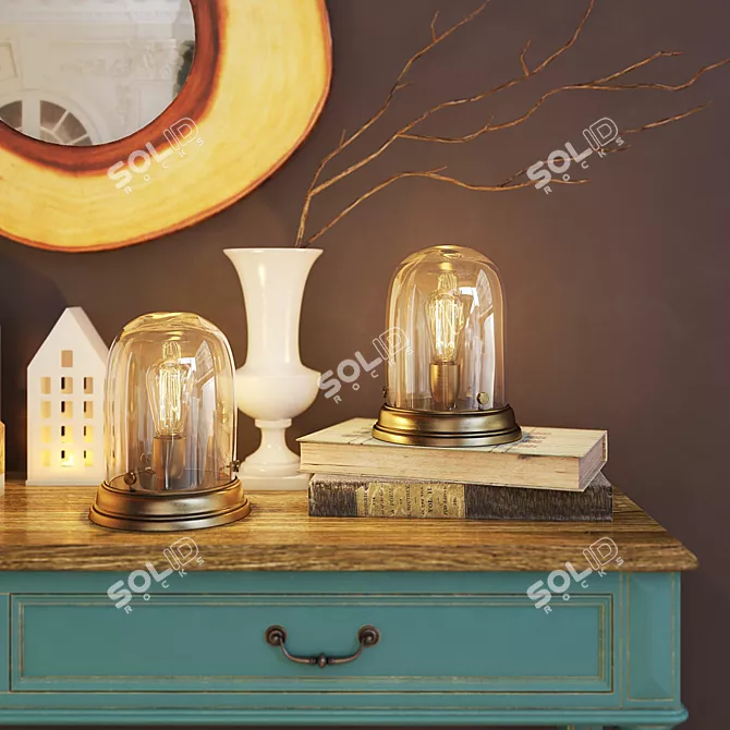 Vintage House Décor Set 3D model image 3