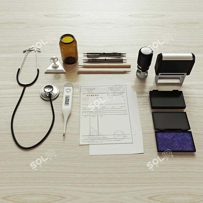 Therapist's Essentials Set 3D model image 3