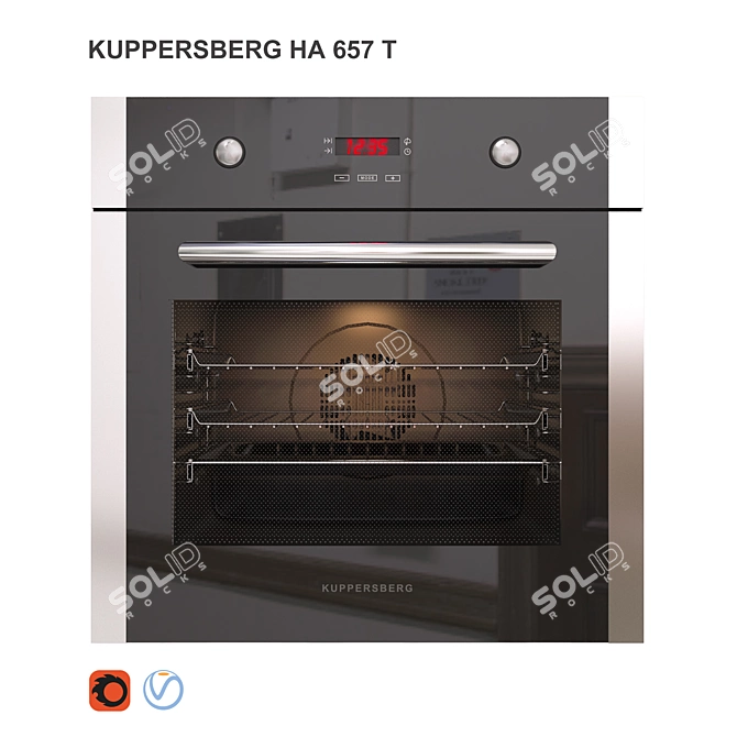 Kuppersberg AT 657 T Electric Oven 3D model image 1