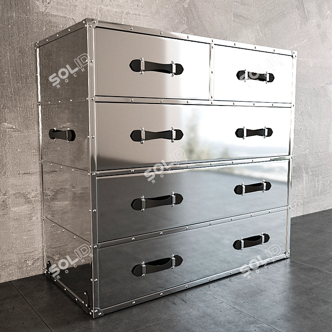 Elegant Catalina Chest: Timeless Design 3D model image 1