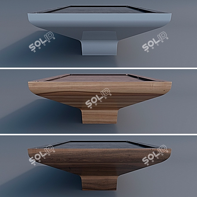 Sleek Billiards Table: MBMBiliardi B_IG 3D model image 2