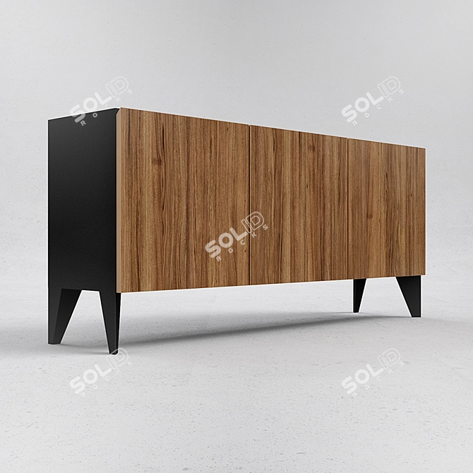 Modern Scandinavian Style Chest 3D model image 1